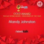 Winner of the IMRO Gay Byrne Newcomer of the Year Award